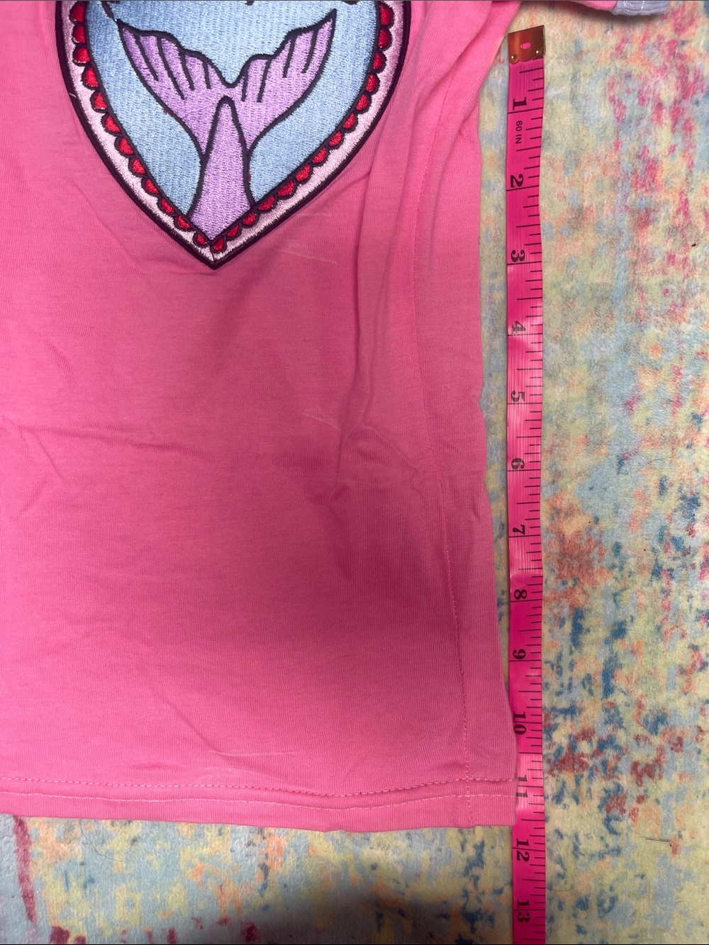 The Ragged Priest Pink Mermaid Heart Ringer Tee - Picture 4 of 7
